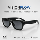 VisionFlow - Óculos inteligentes IA, câmara HD, Bluetooth, e Assistente de voz
